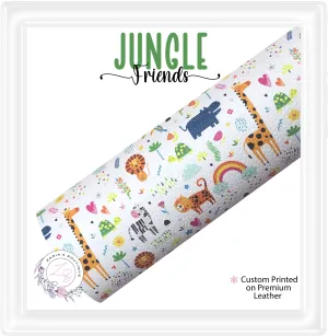 ⋅  Jungle Friends  ⋅ Animals ⋅ Premium Custom Vegan Faux Leather