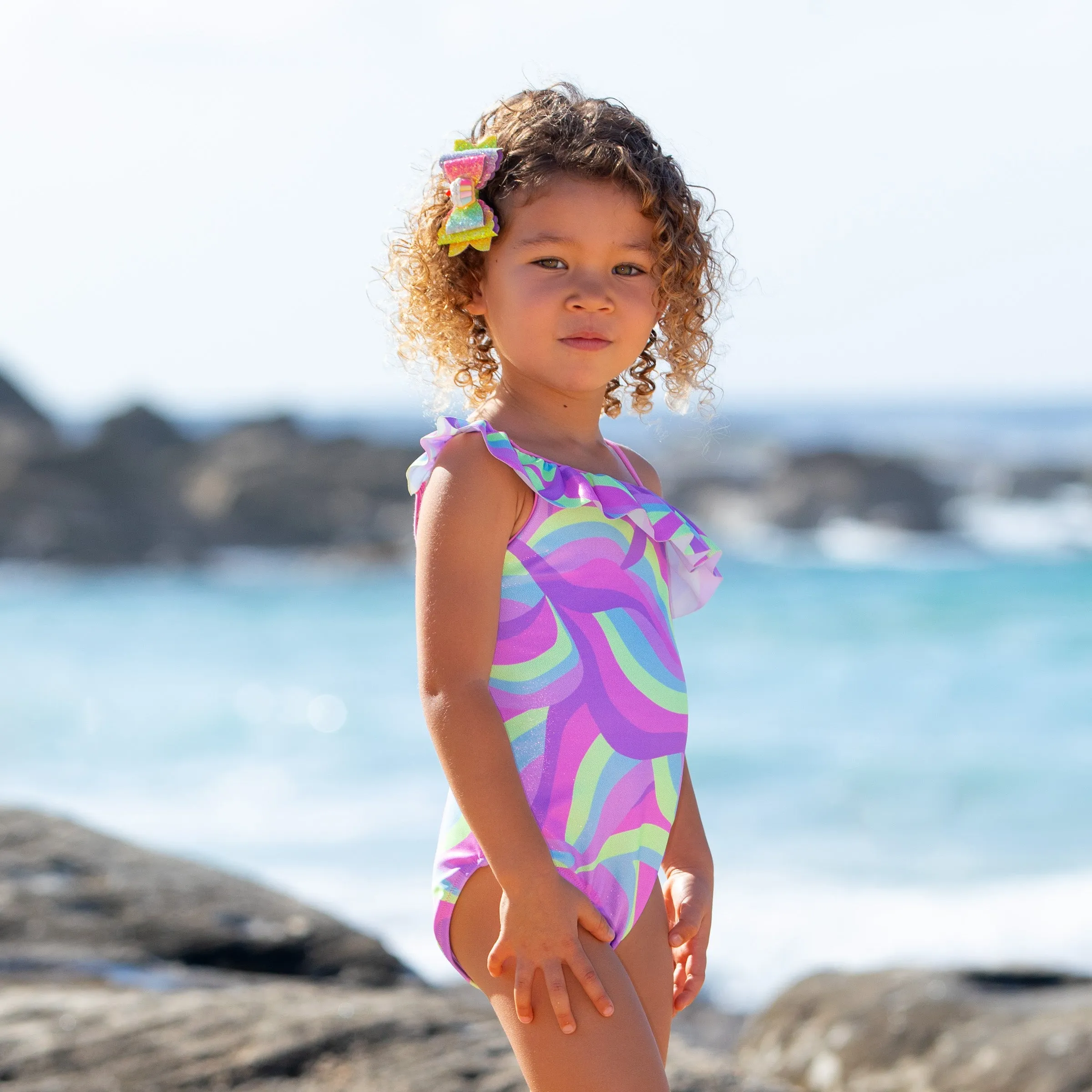 1383 Miss Sea Princess Wave One Shoulder Tank