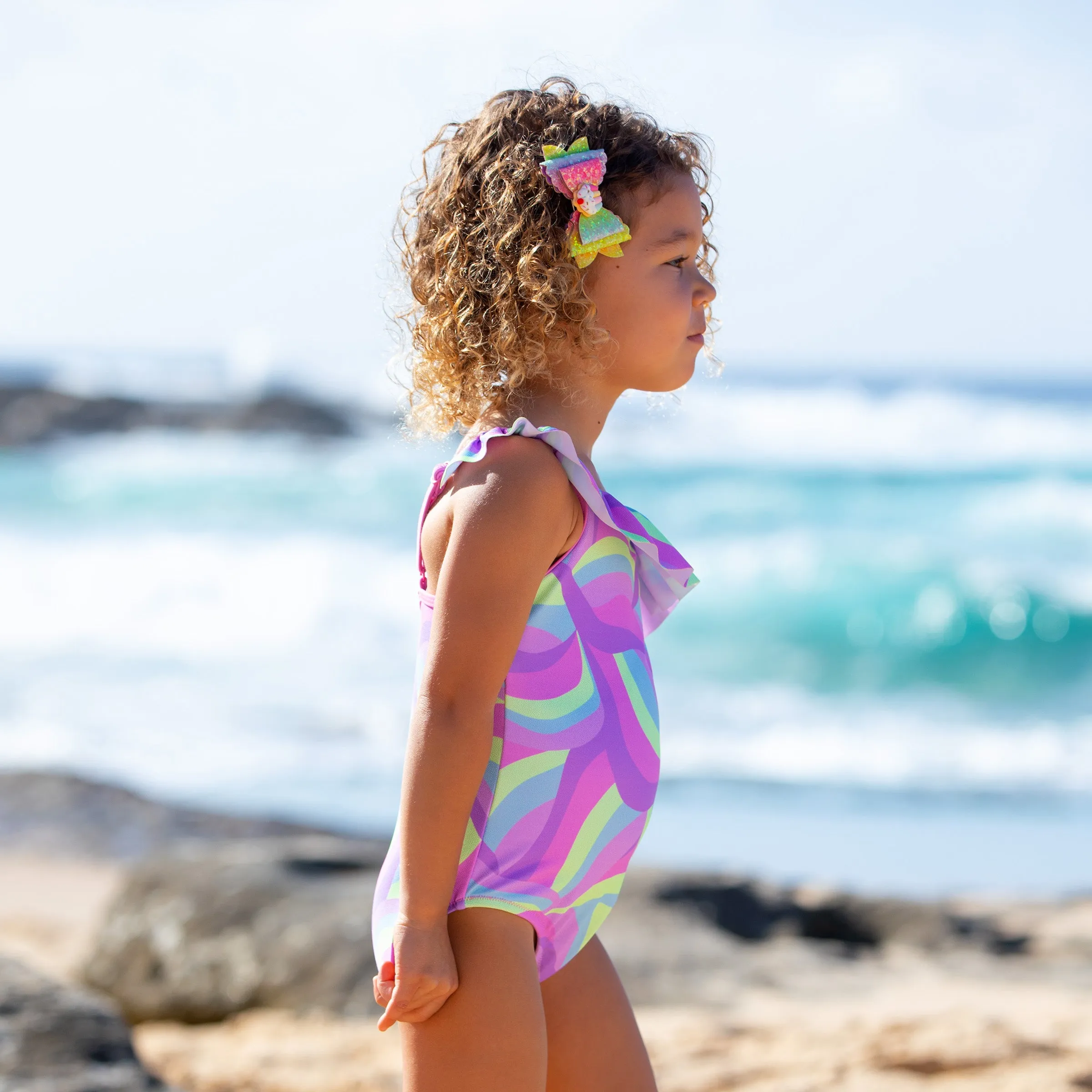 1383 Miss Sea Princess Wave One Shoulder Tank