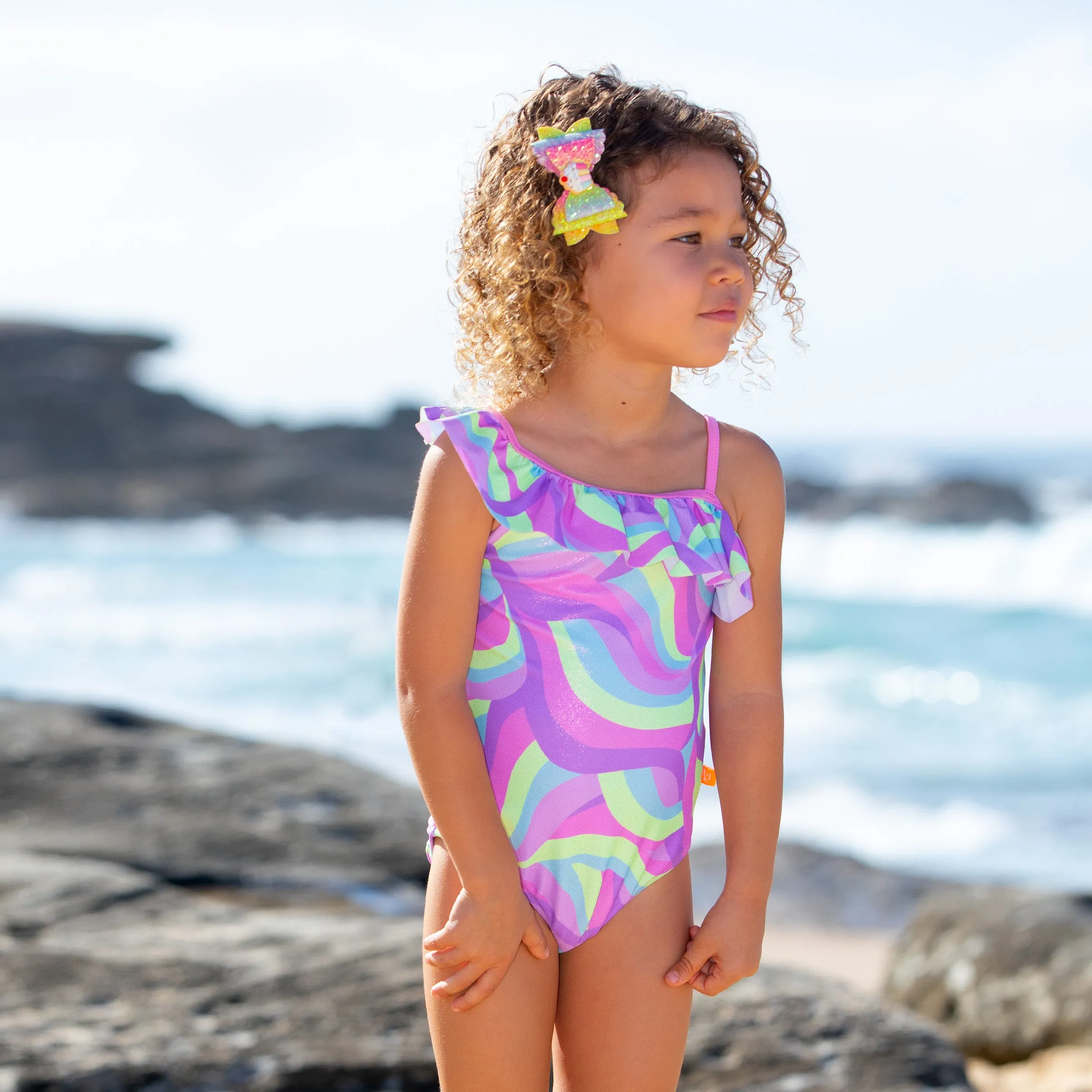 1383 Miss Sea Princess Wave One Shoulder Tank