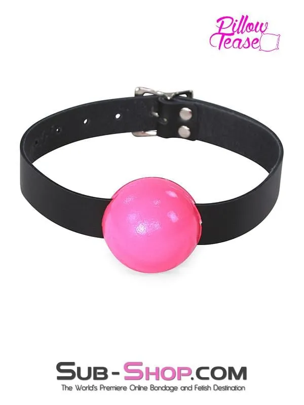 1880A      2" Large Ball Gag, Bright Pink