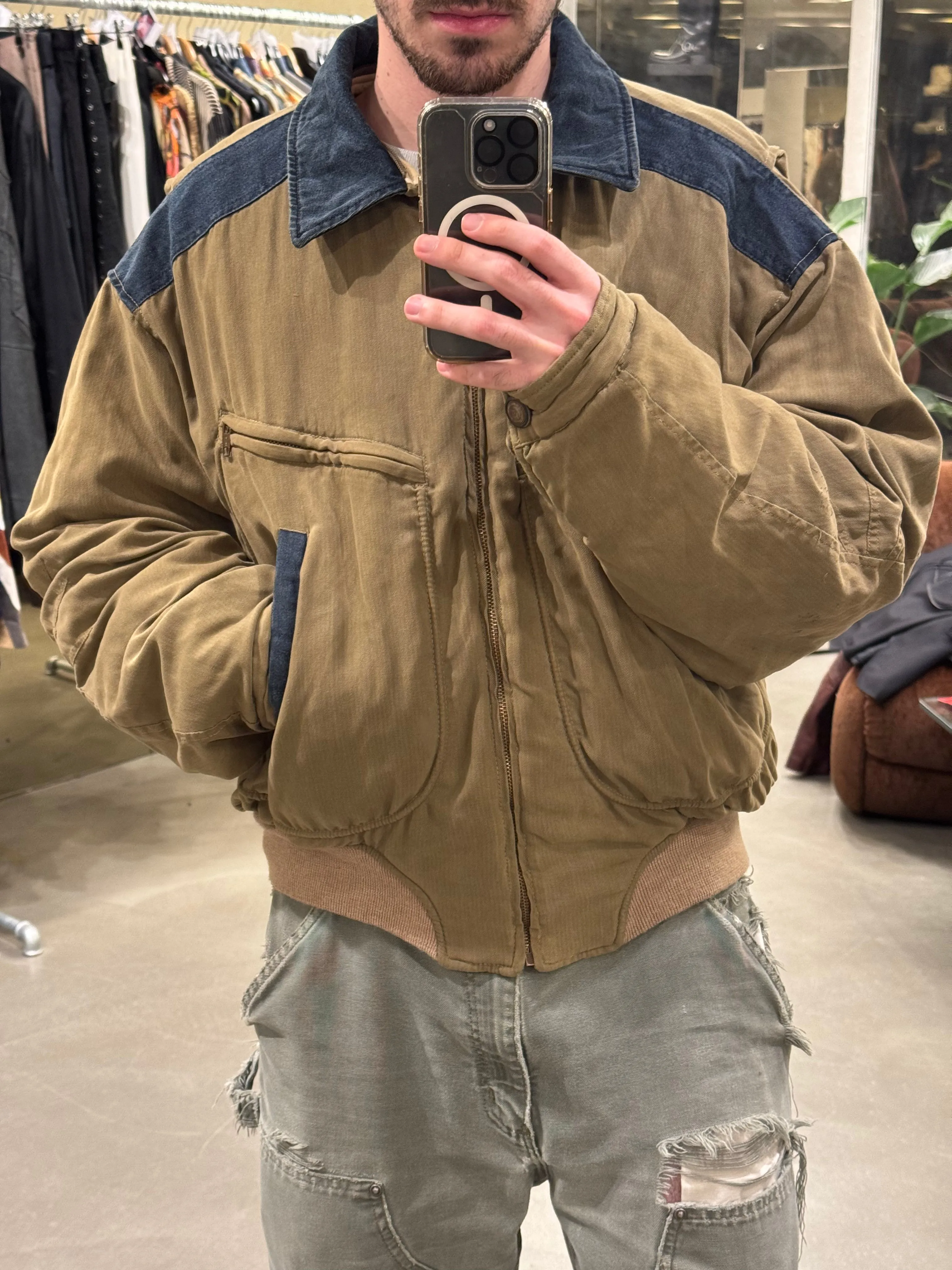 1990s Armani sample cargo bomber jacket