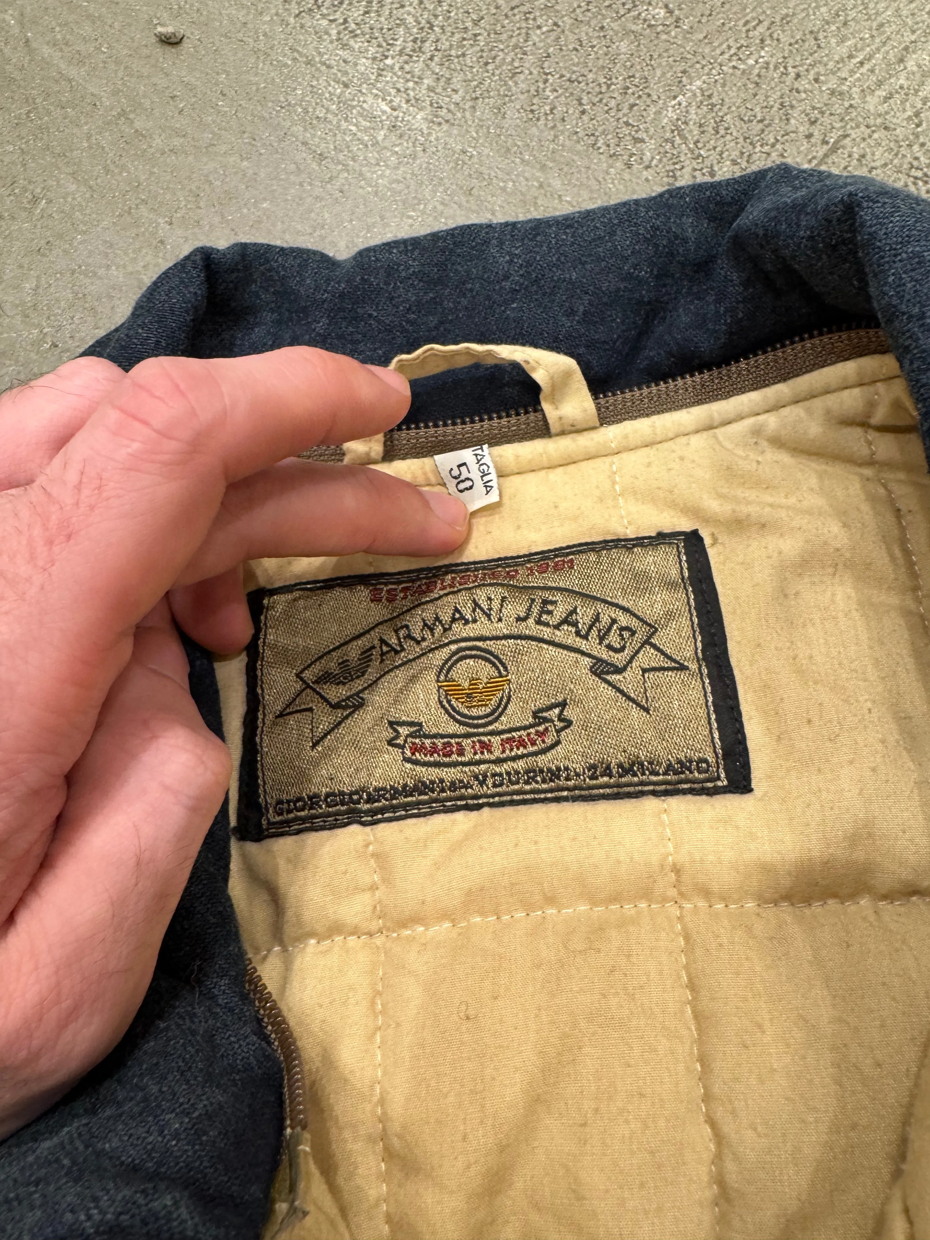 1990s Armani sample cargo bomber jacket