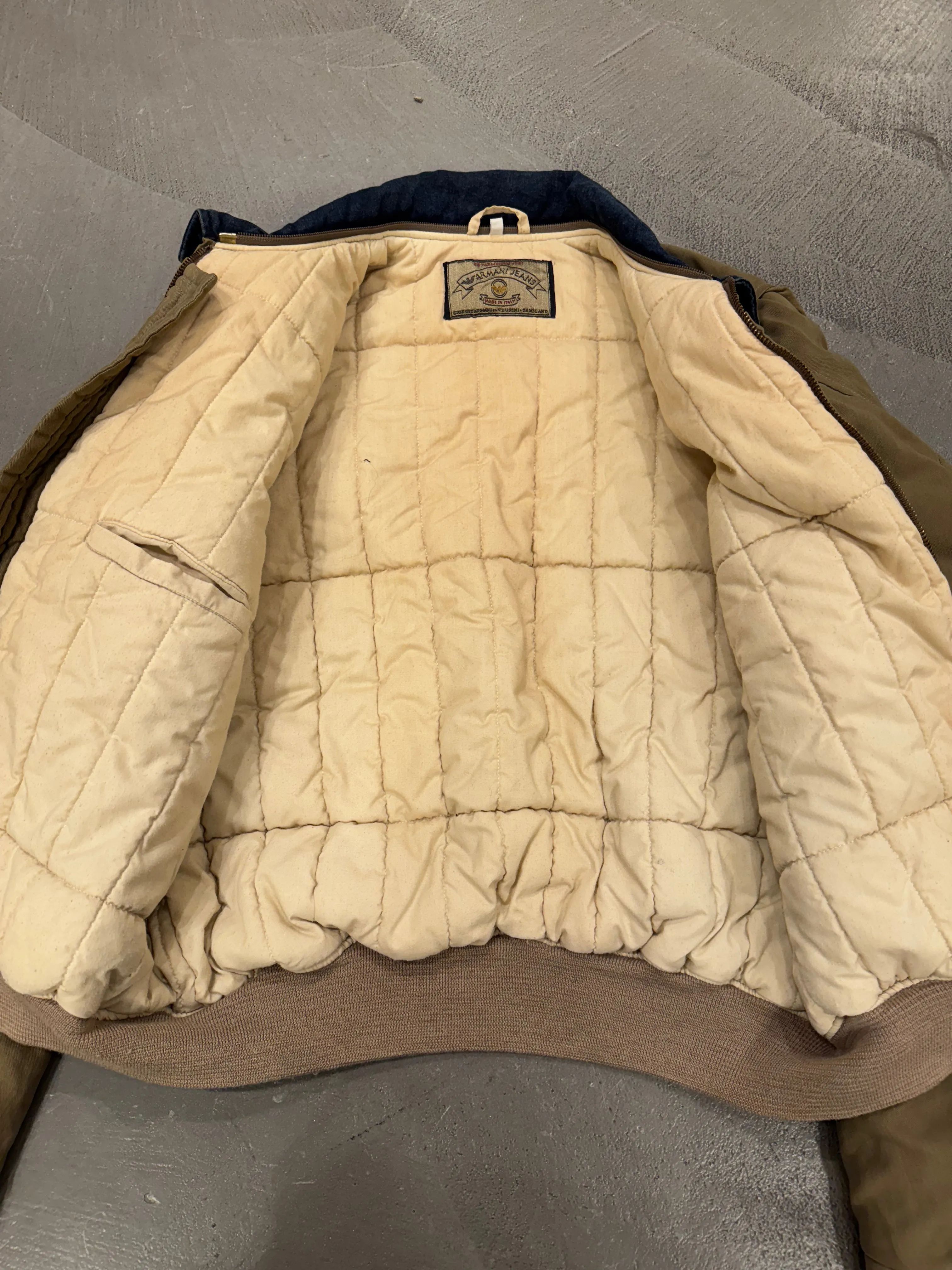 1990s Armani sample cargo bomber jacket