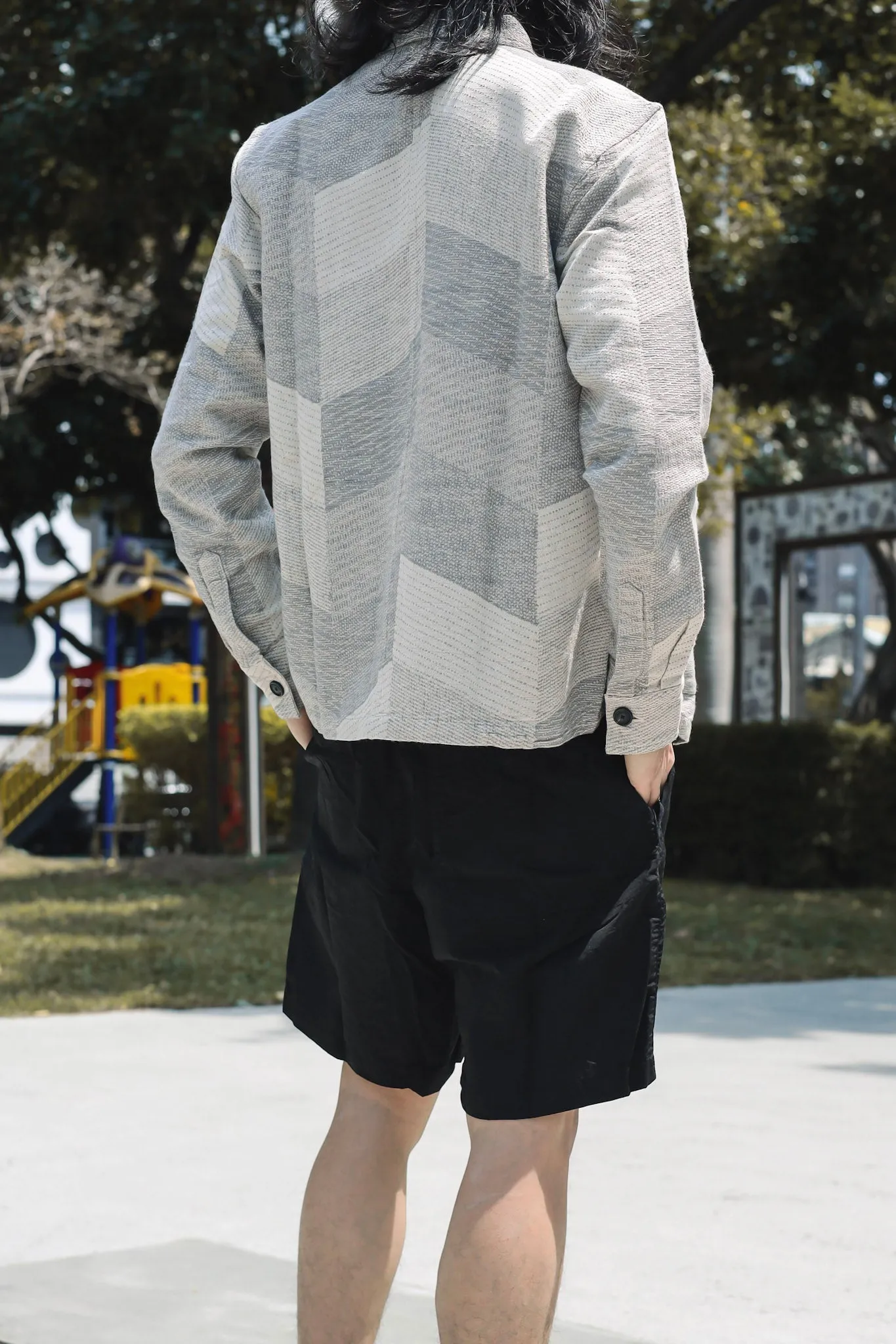 【3sixteen】Trail Shorts Black Nylon / 戶外透氣尼龍短褲