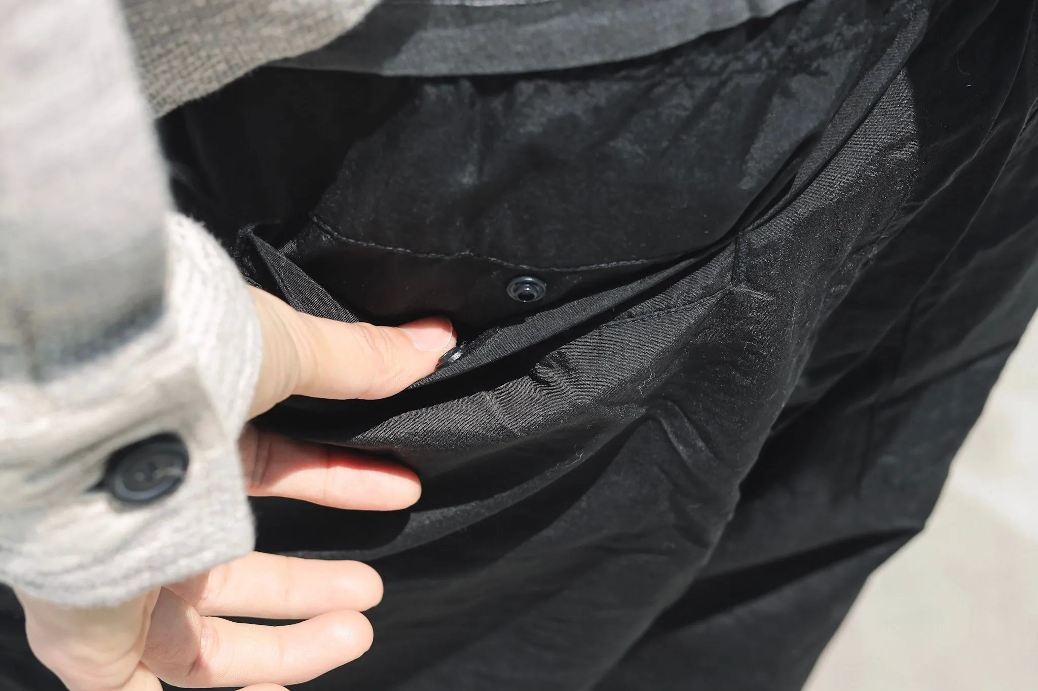 【3sixteen】Trail Shorts Black Nylon / 戶外透氣尼龍短褲