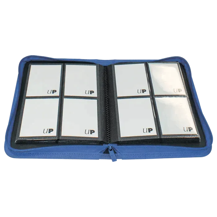 4-Pocket Vivid Zippered PRO-Binder Blue