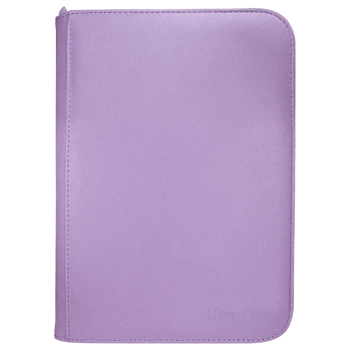 4-Pocket Vivid Zippered PRO-Binder Purple