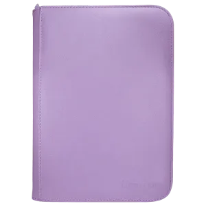 4-Pocket Vivid Zippered PRO-Binder Purple