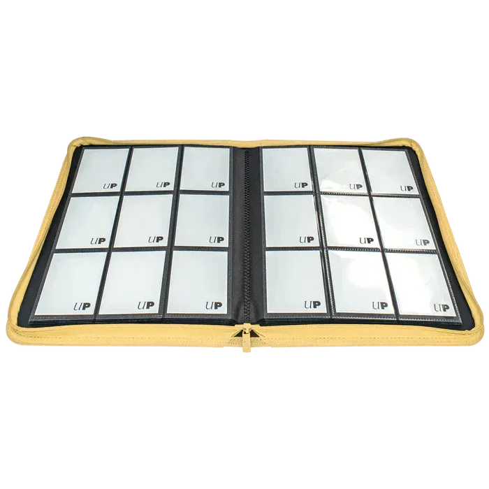 9-Pocket Vivid Zippered PRO-Binder Yellow