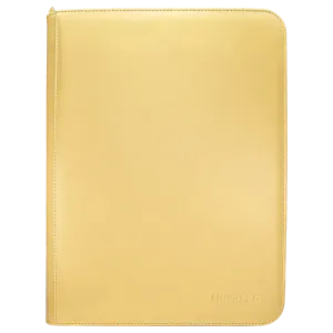 9-Pocket Vivid Zippered PRO-Binder Yellow