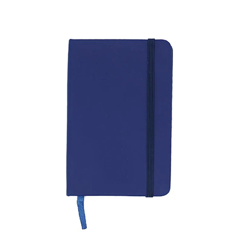 A6 Notebook with Elastic Band and Ribbon Bookmark