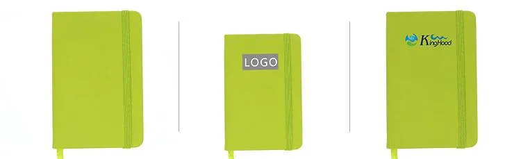 A6 Notebook with Elastic Band and Ribbon Bookmark
