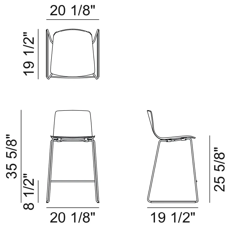 Aava (3911) - Counter stool