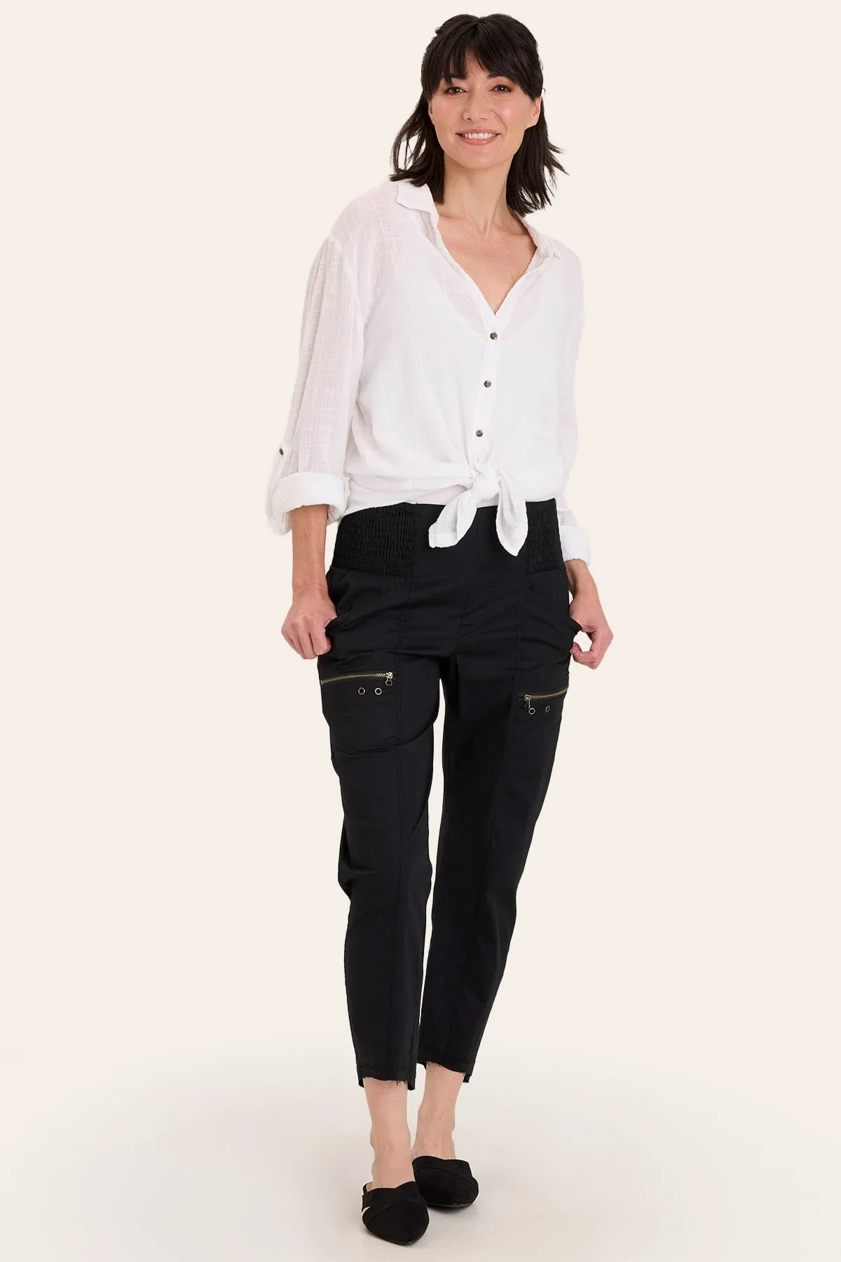 Acker Zipper Slim Pant