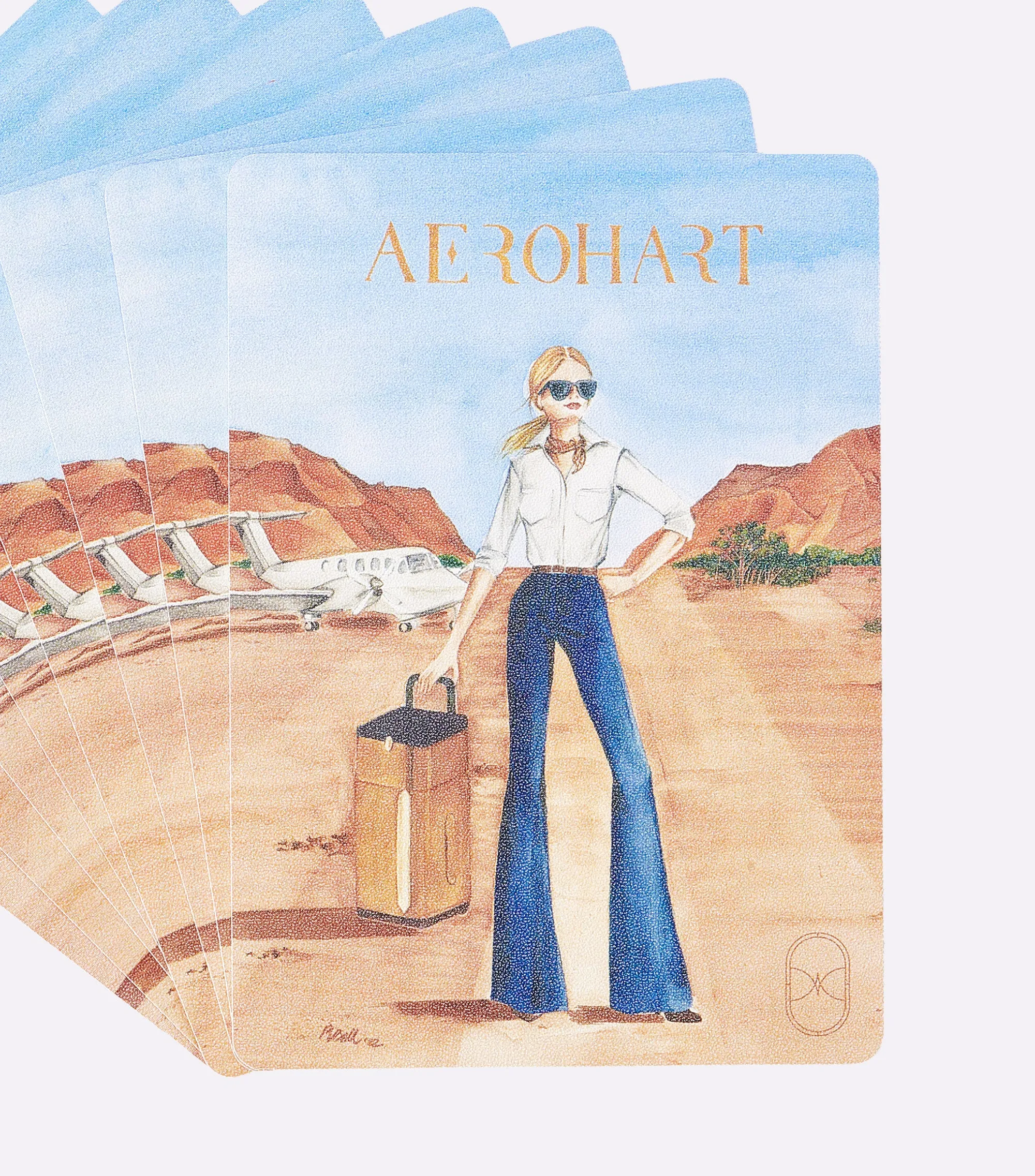 Aerohart Flight Card Case | Lewis