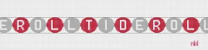 Alabama Roll Tide Circles Belt or Purse Strap