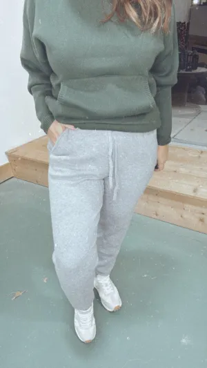 Almost Cashmere Joggers in Grey