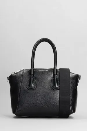 Antigona Hand bag in black leather