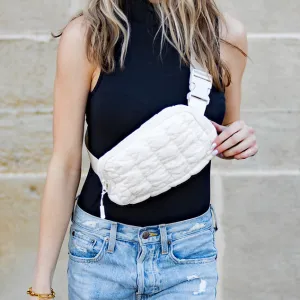 Anya Quilted Puffer Sling Crossbody Belt Bum Fanny Waist Bag