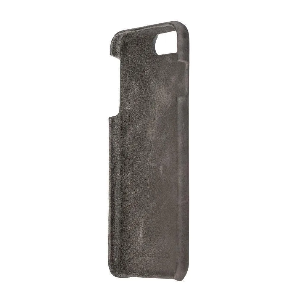 Apple iPhone SE Series Fully Covering Leather Back Cover Case
