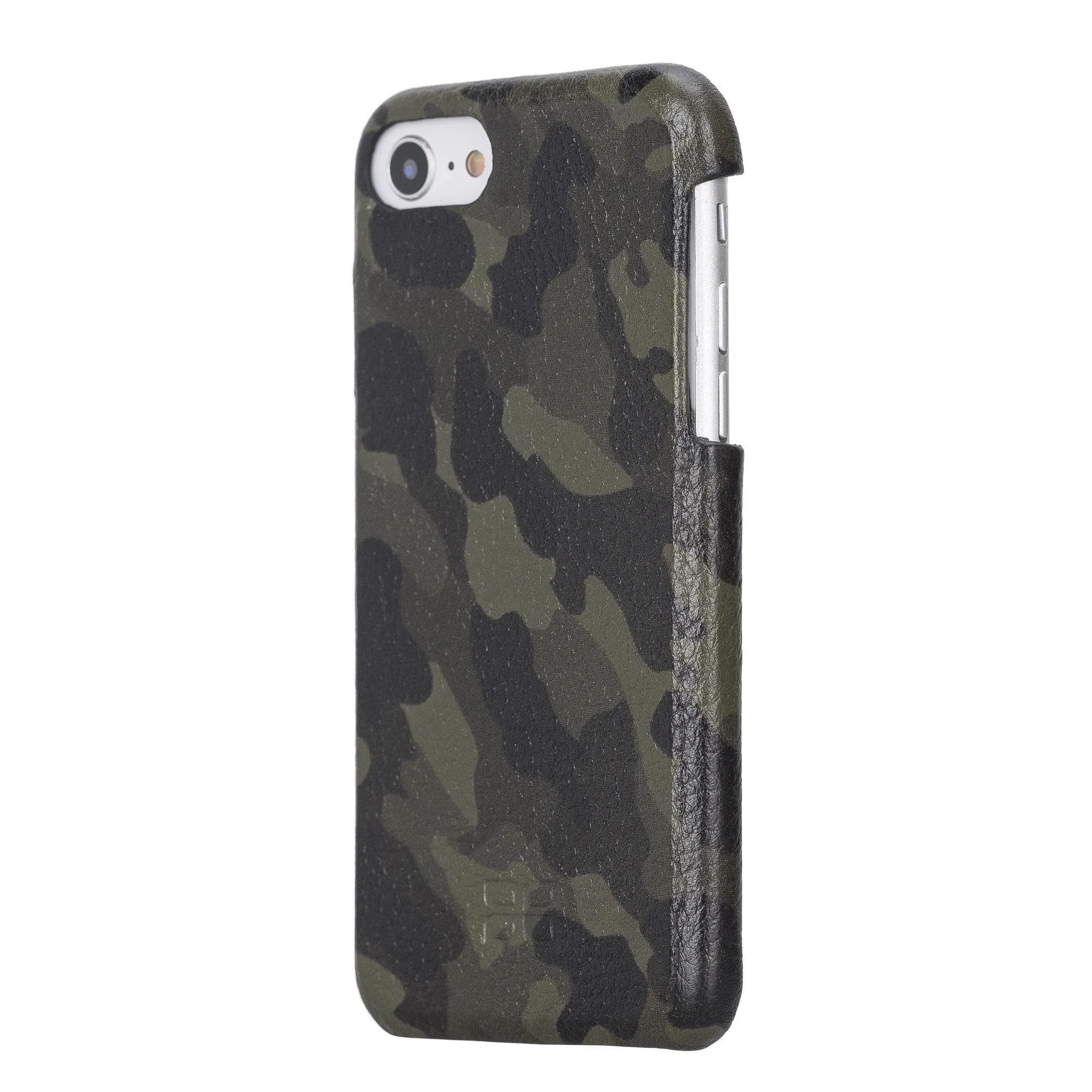 Apple iPhone SE Series Fully Covering Leather Back Cover Case