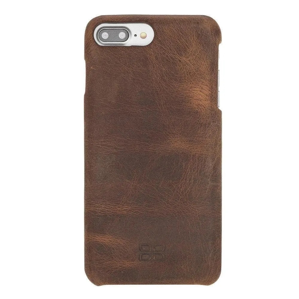 Apple iPhone SE Series Fully Covering Leather Back Cover Case