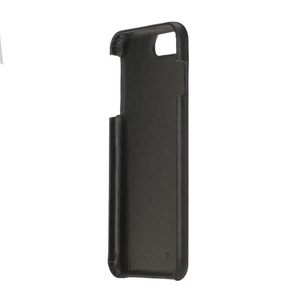 Apple iPhone SE Series Fully Covering Leather Back Cover Case