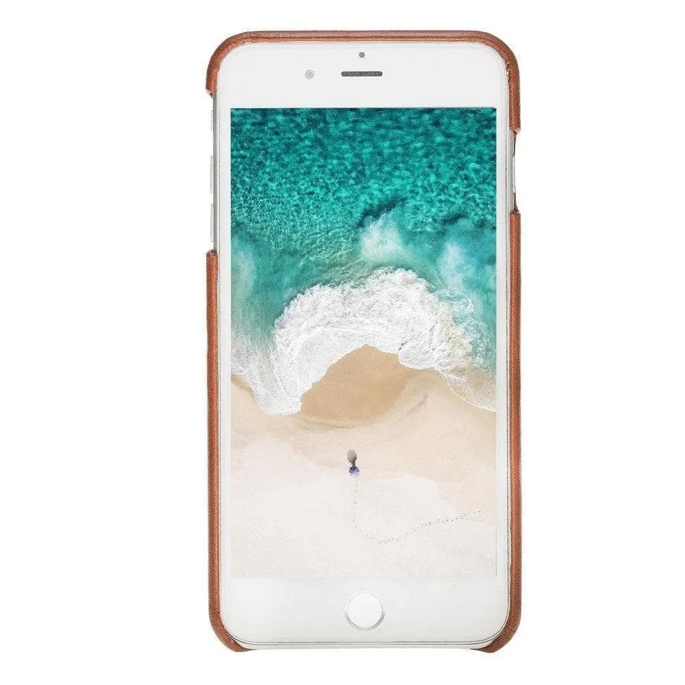 Apple iPhone SE Series Fully Covering Leather Back Cover Case