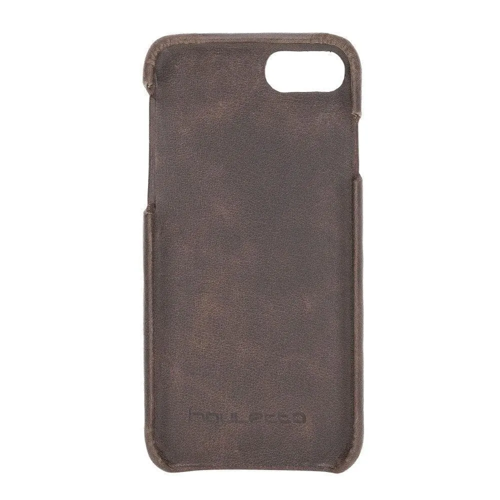 Apple iPhone SE Series Fully Covering Leather Back Cover Case