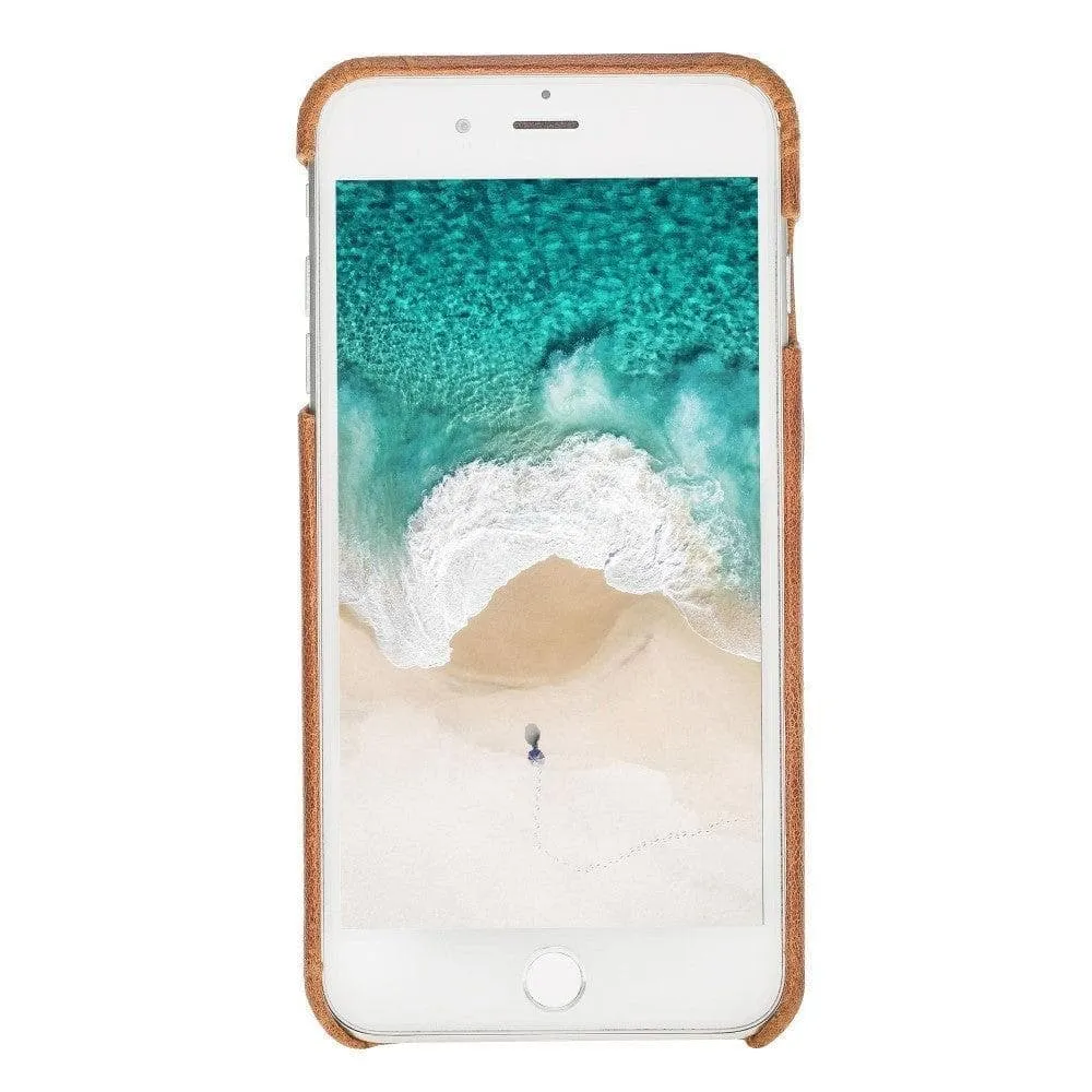 Apple iPhone SE Series Fully Covering Leather Back Cover Case