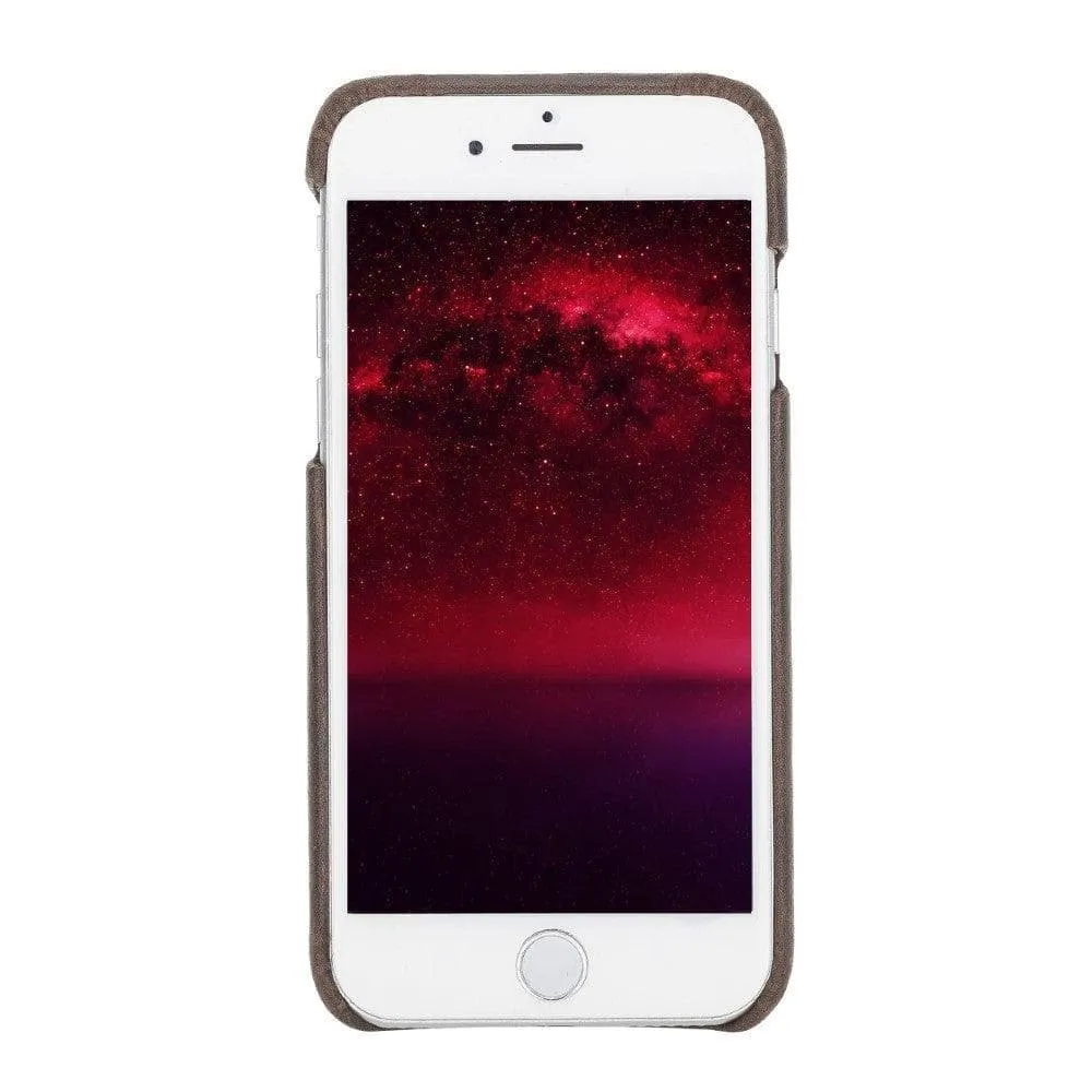 Apple iPhone SE Series Fully Covering Leather Back Cover Case