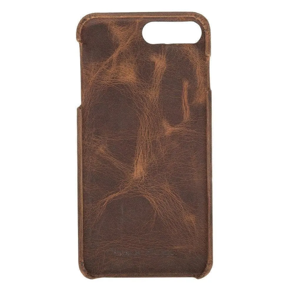 Apple iPhone SE Series Fully Covering Leather Back Cover Case