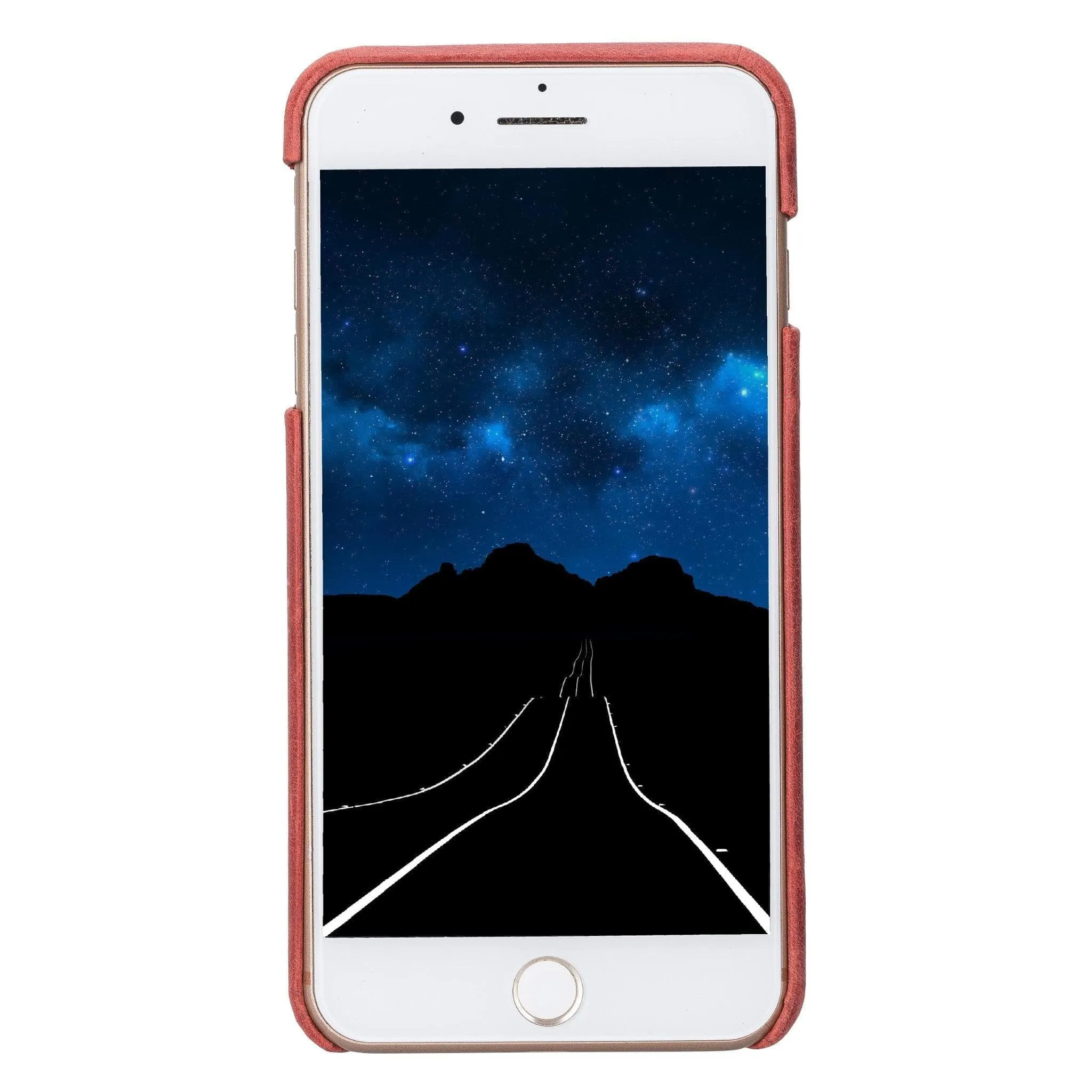 Apple iPhone SE Series Fully Covering Leather Back Cover Case