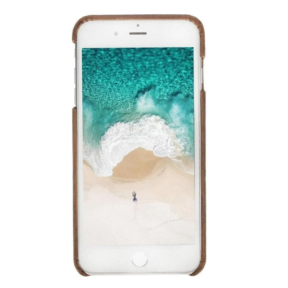 Apple iPhone SE Series Fully Covering Leather Back Cover Case
