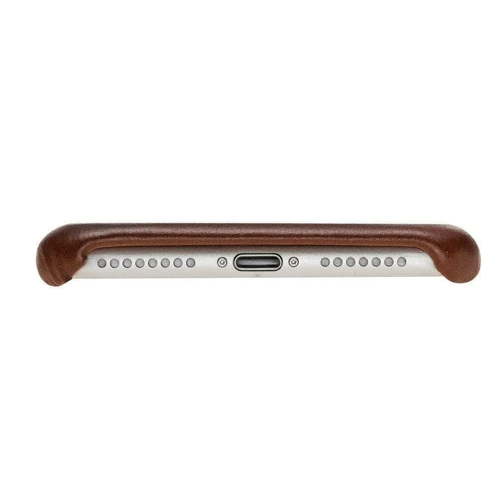 Apple iPhone SE Series Fully Covering Leather Back Cover Case