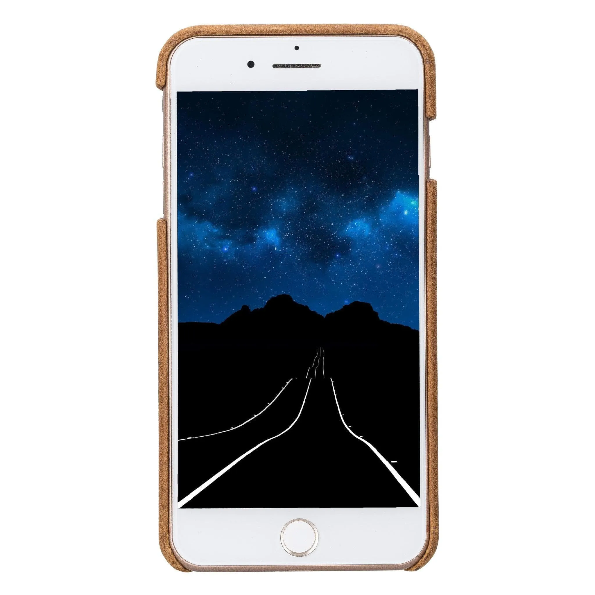 Apple iPhone SE Series Fully Covering Leather Back Cover Case