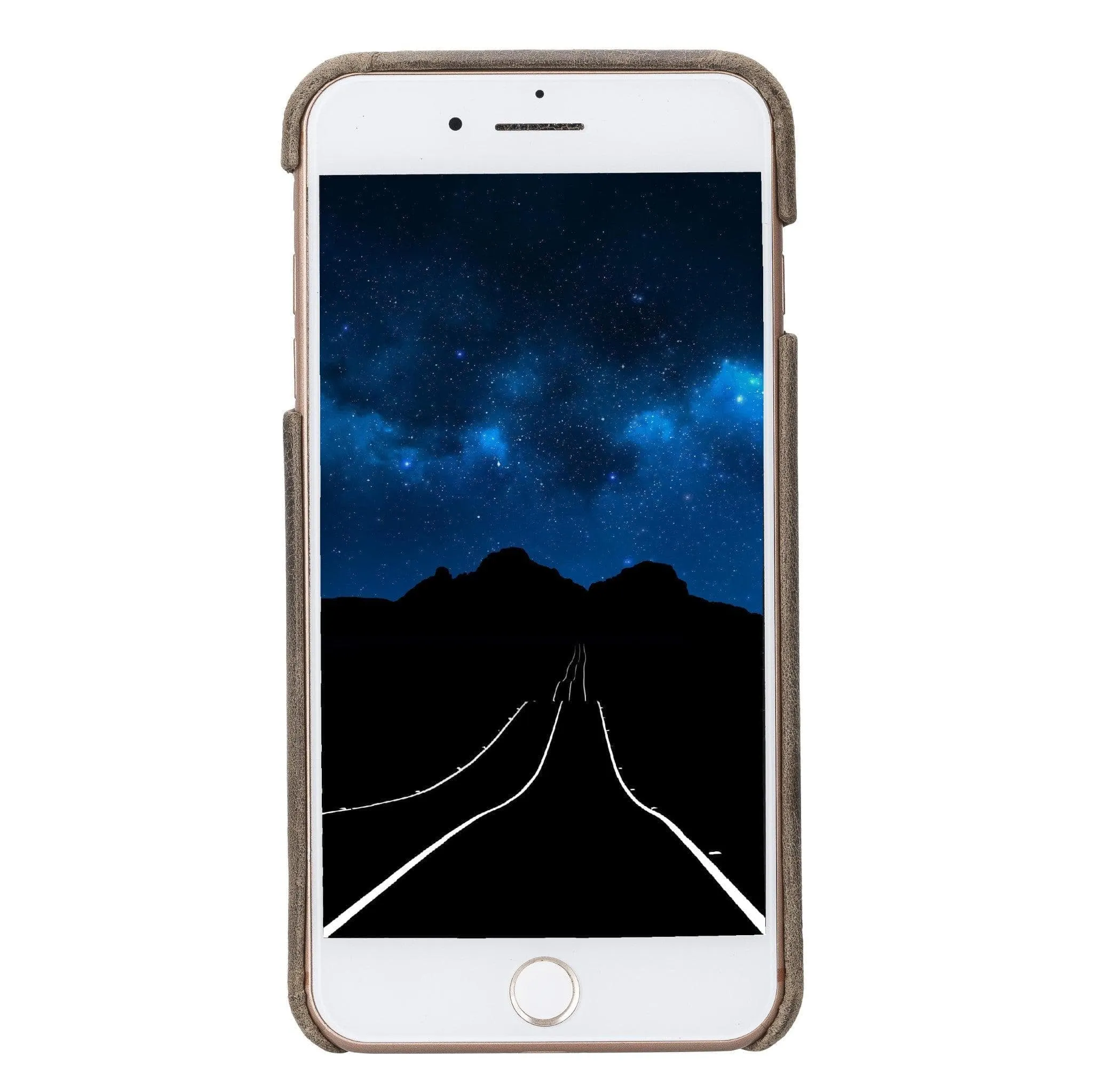 Apple iPhone SE Series Fully Covering Leather Back Cover Case