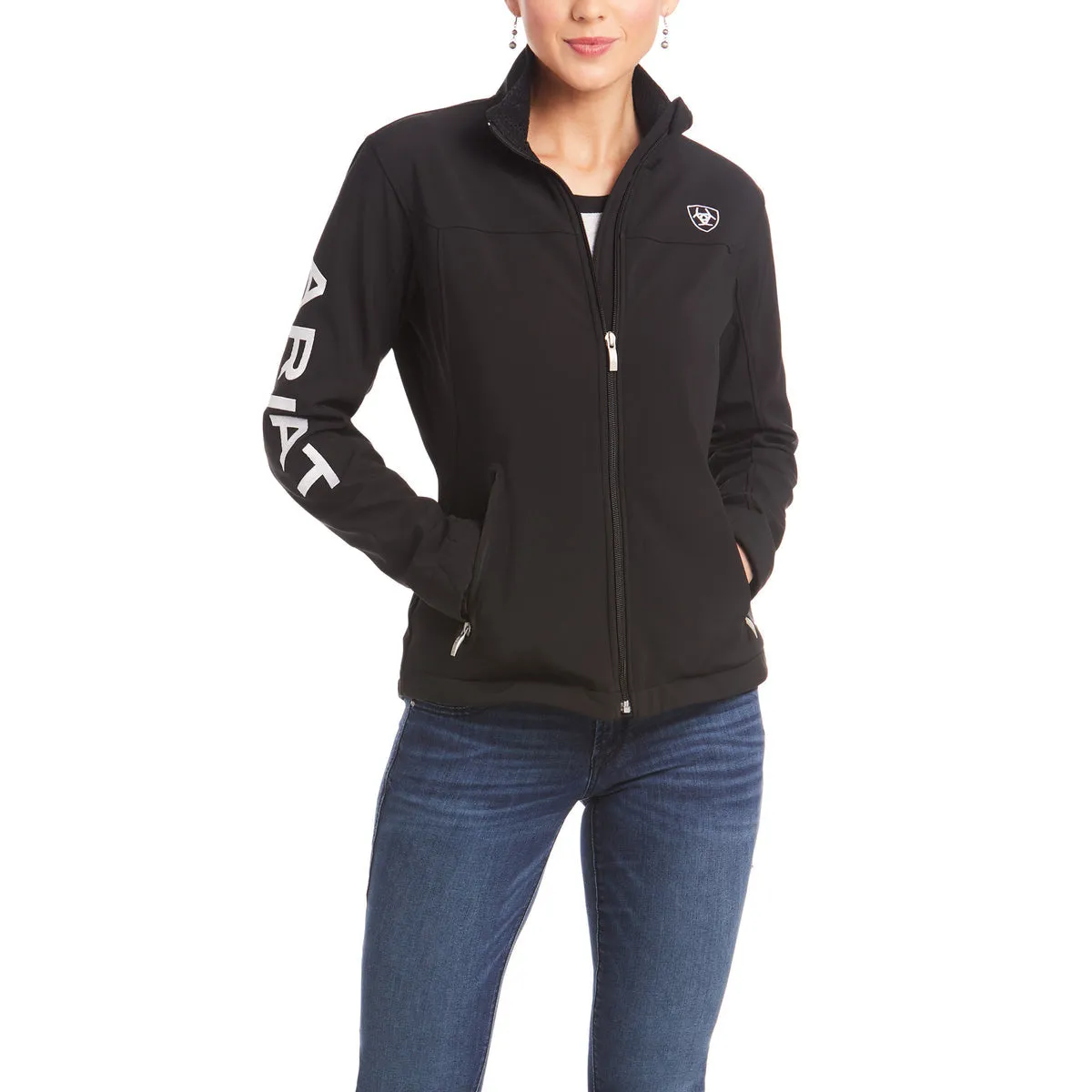 Ariat Womens New Team Softshell Jacket - Black
