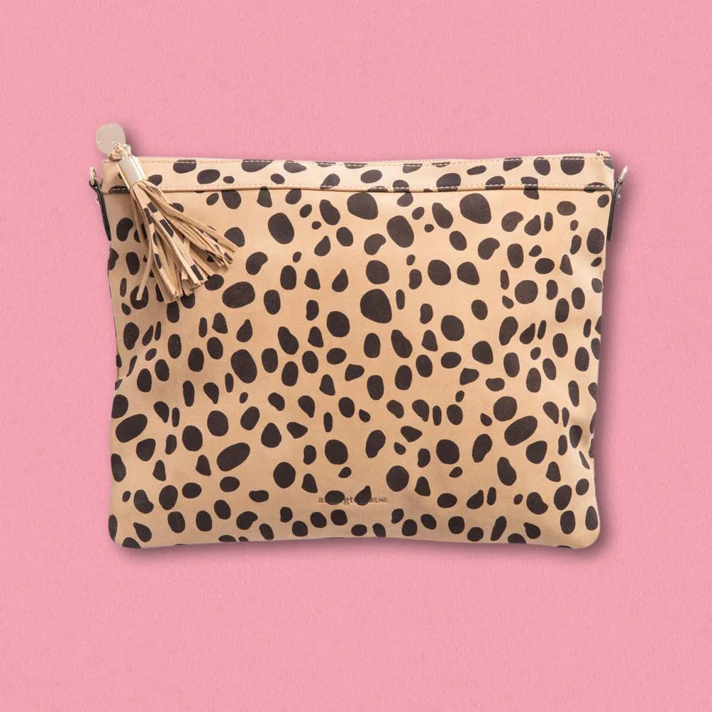 Arlington Milne Coco Bag, Leopard Print Suede