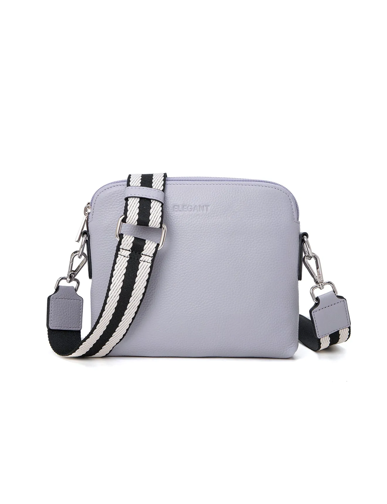 ASHLEY LEATHER BAG WEBBING STRAP- E1-0838-CORNFLOWER-SALE