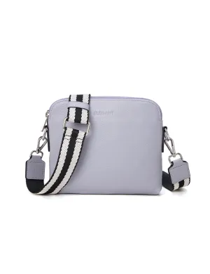 ASHLEY LEATHER BAG WEBBING STRAP- E1-0838-CORNFLOWER-SALE