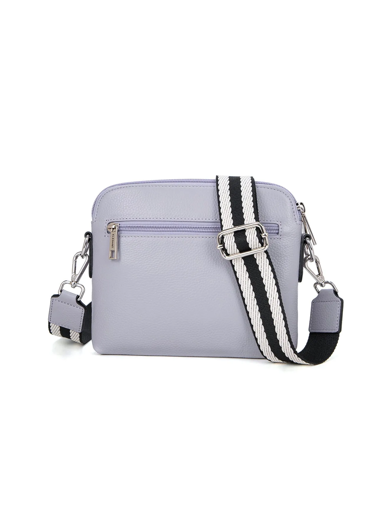 ASHLEY LEATHER BAG WEBBING STRAP- E1-0838-CORNFLOWER-SALE