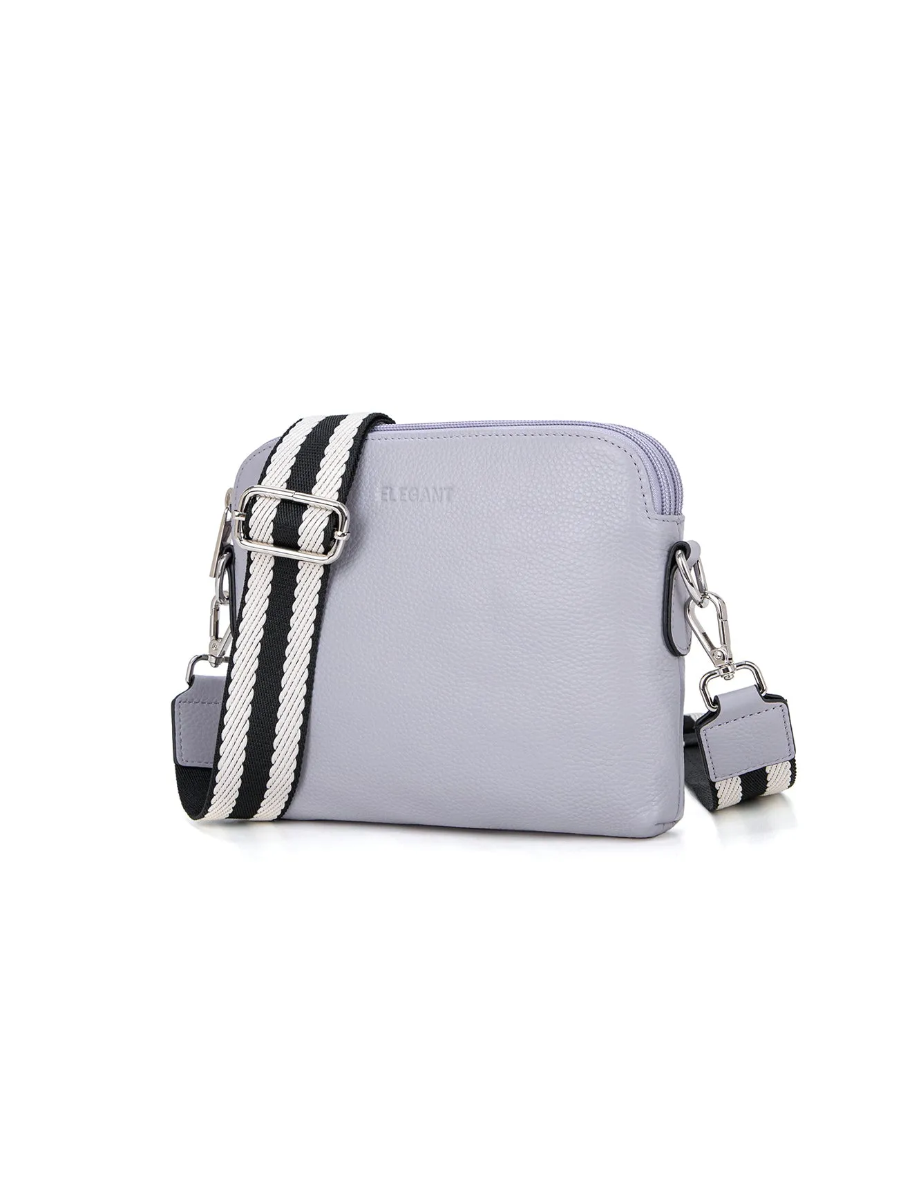 ASHLEY LEATHER BAG WEBBING STRAP- E1-0838-CORNFLOWER-SALE