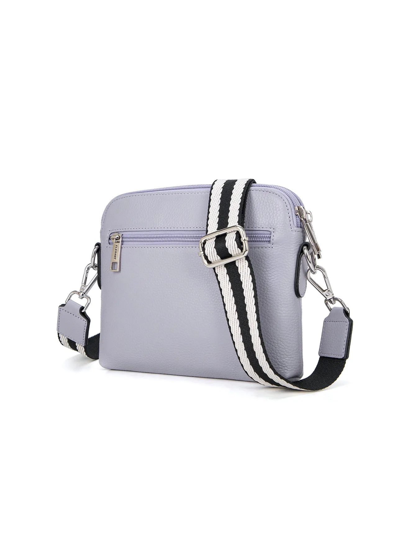 ASHLEY LEATHER BAG WEBBING STRAP- E1-0838-CORNFLOWER-SALE
