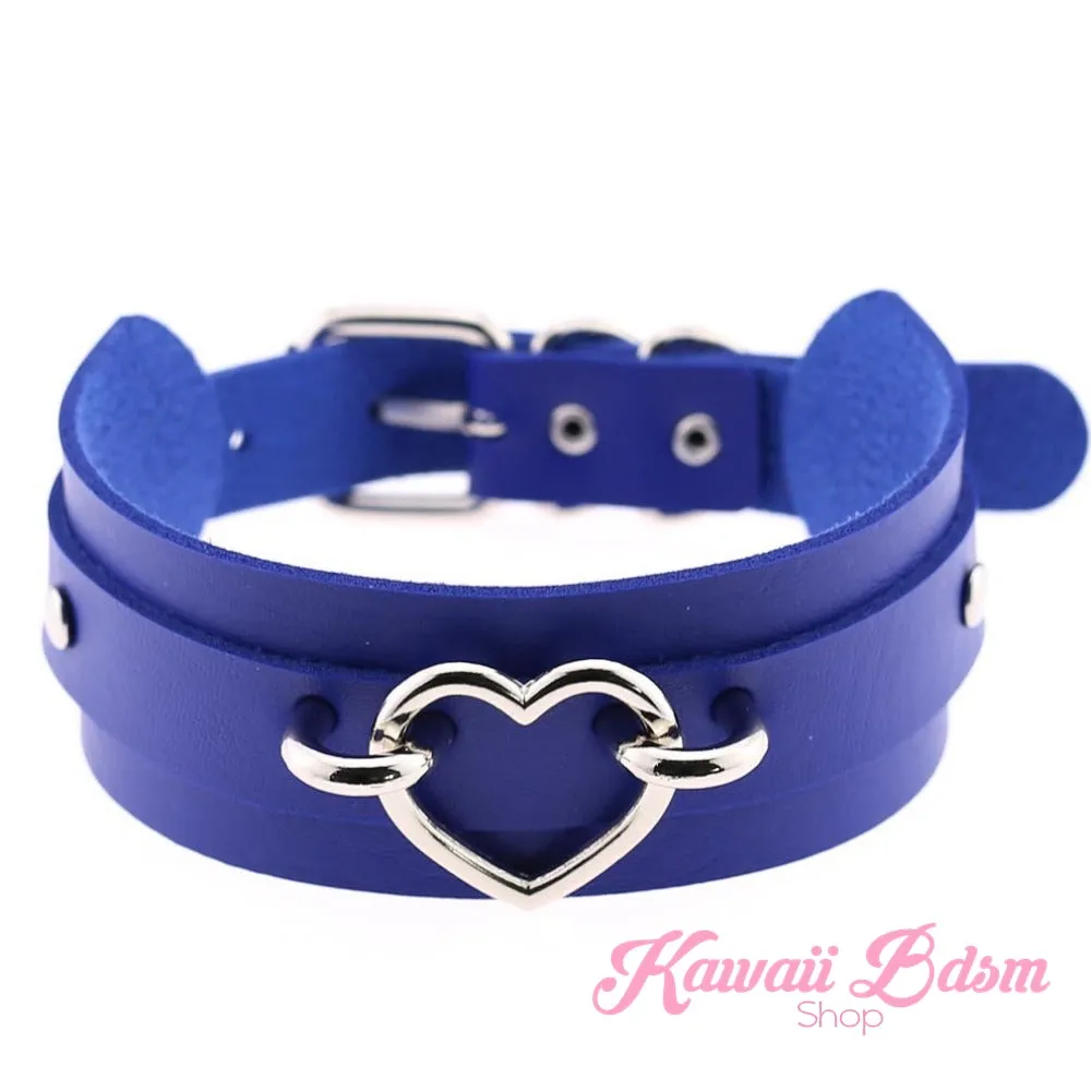 Baby Heart Collar - Silver