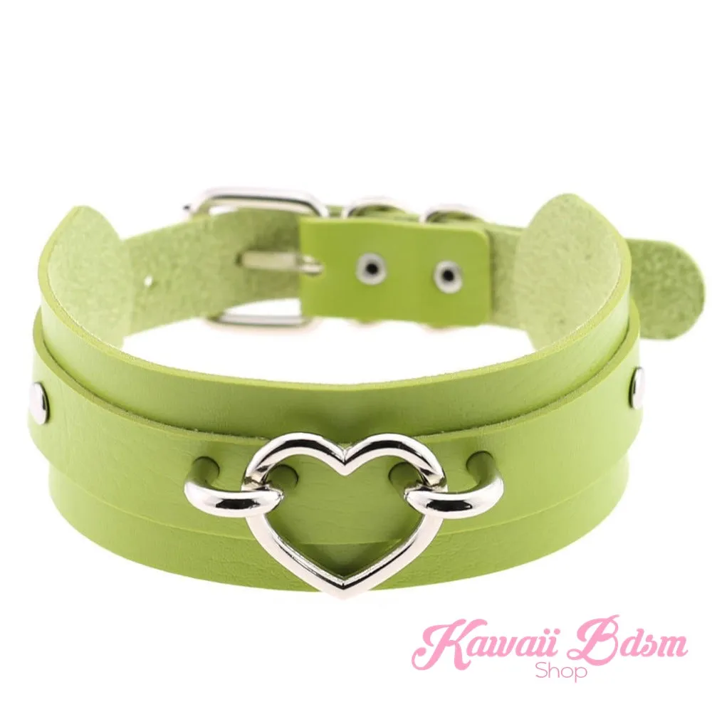 Baby Heart Collar - Silver