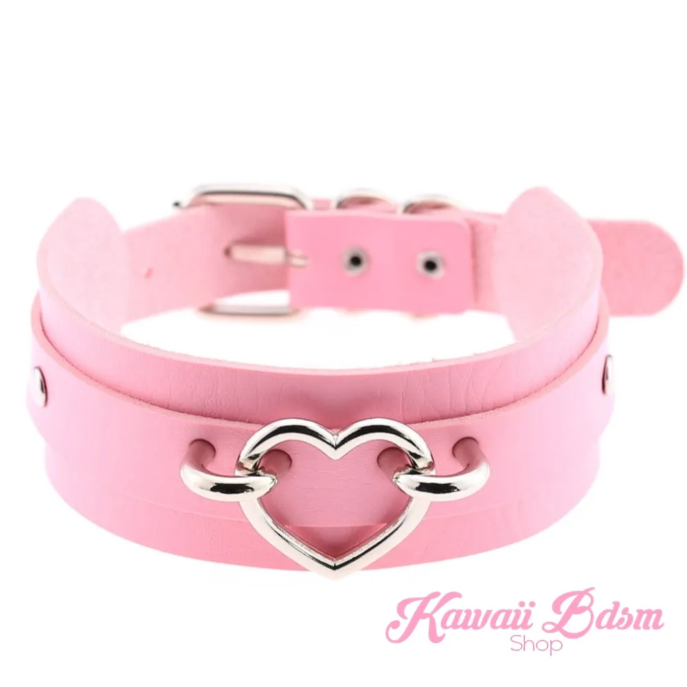 Baby Heart Collar - Silver