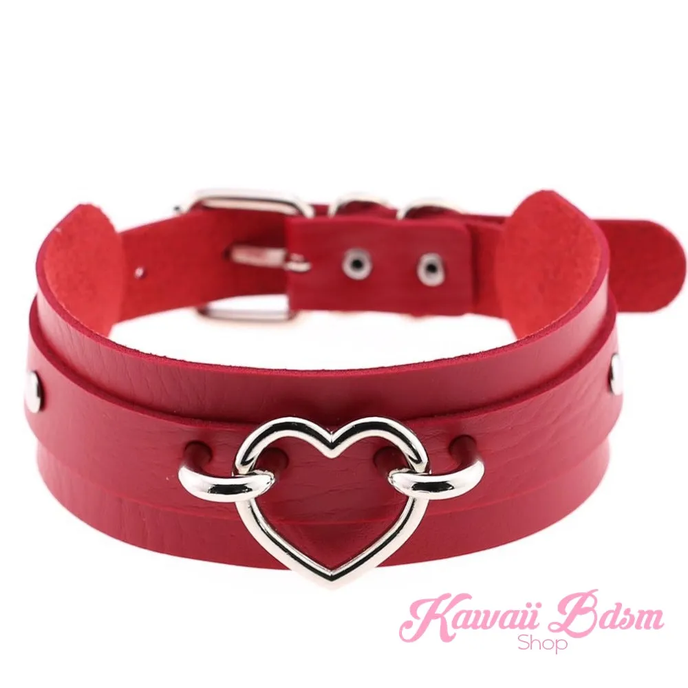 Baby Heart Collar - Silver