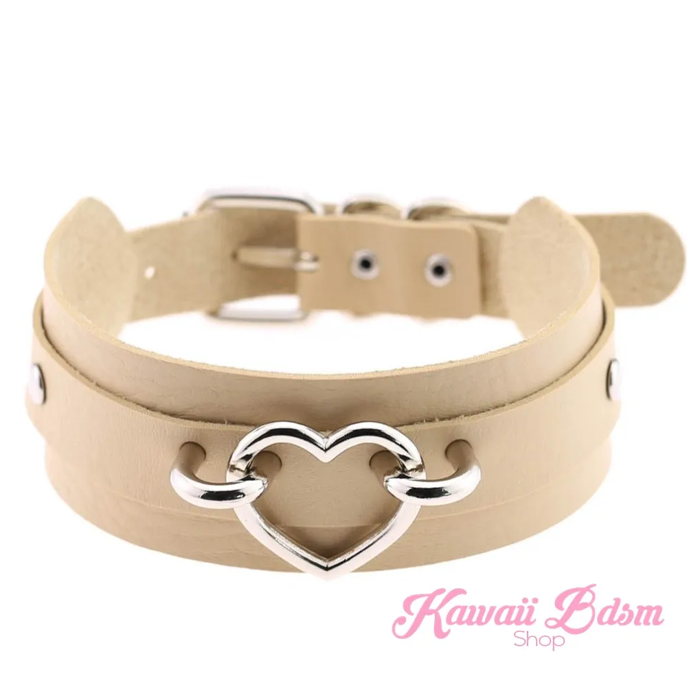 Baby Heart Collar - Silver